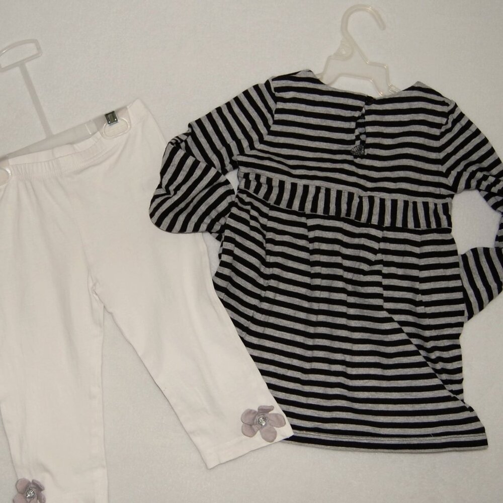 Little Miss Attitude, Girls Size S (4-5) Cotton Top with Leggings